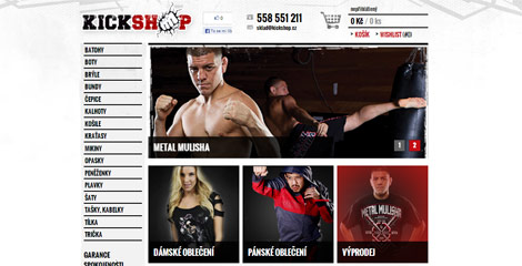 Bojová móda: Kickshop